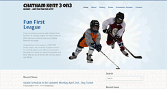 Desktop Screenshot of chathamkent3on3.com